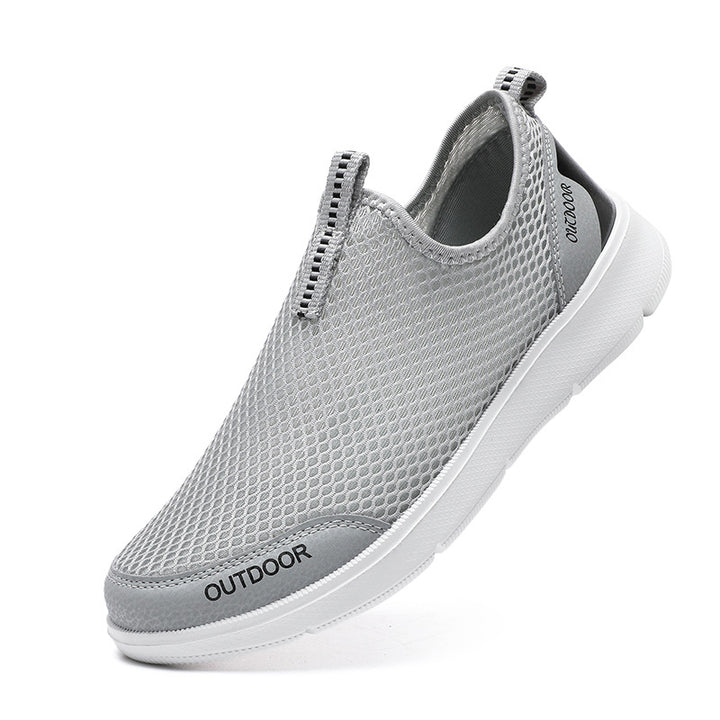 Herrer åndbare Outdoor Slip-On Sneakers Stilla