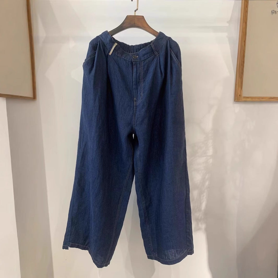 Femme Afslappet Fit Let Linnedragt Stilla