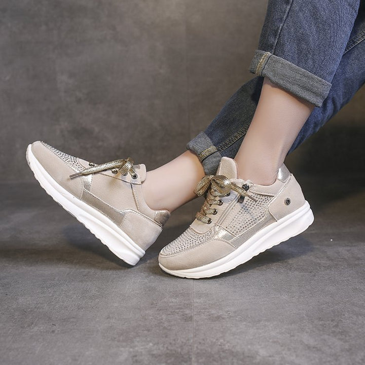 Damer Sporty Sneakers med åndbart netmateriale og behagelig støddæmpning Stilla