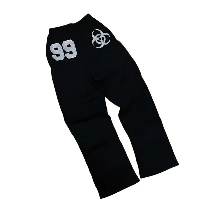 Kvinders sweatpants med urban biohazard design og komfortabel pasform Skovae