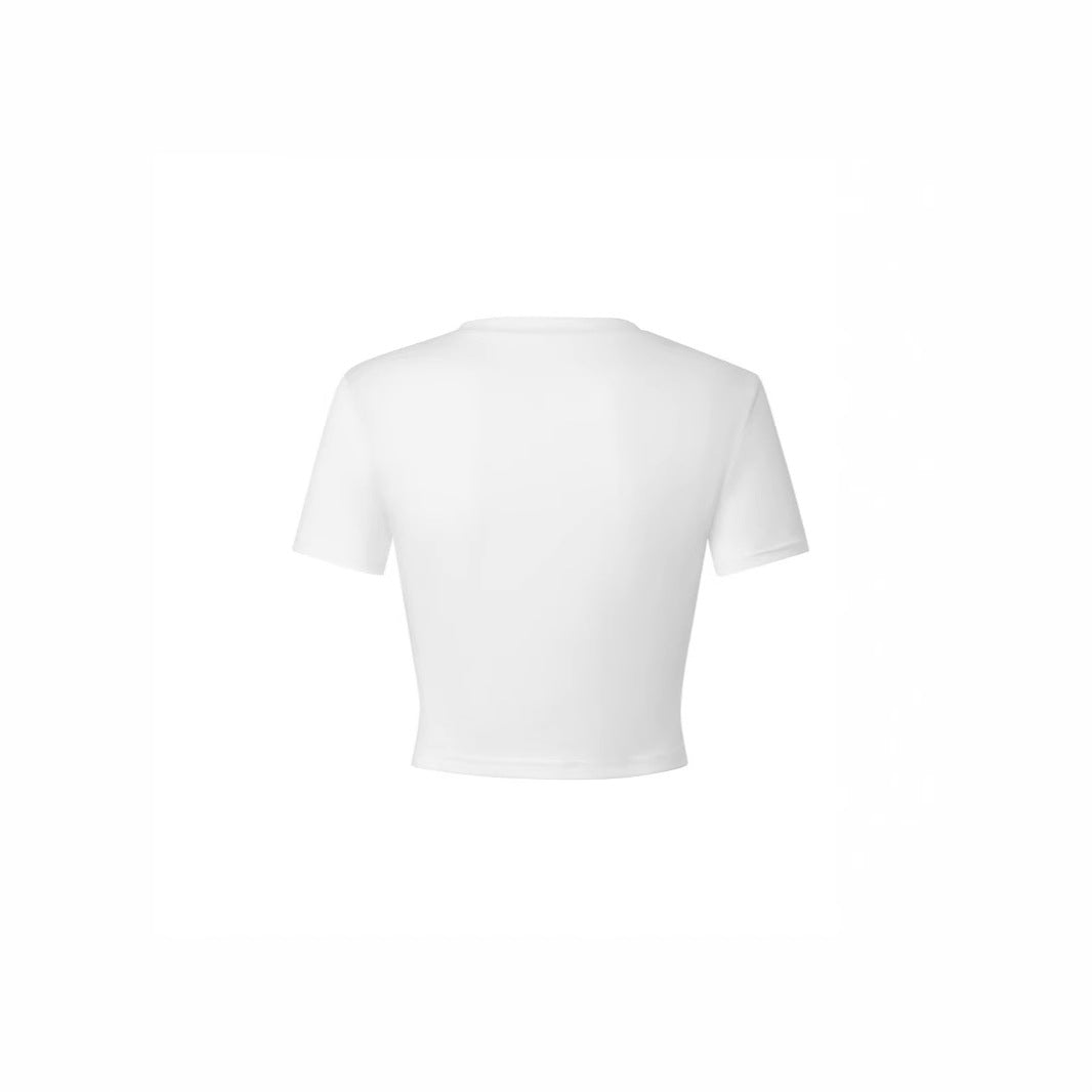 Dame cropped T-shirt Skovae