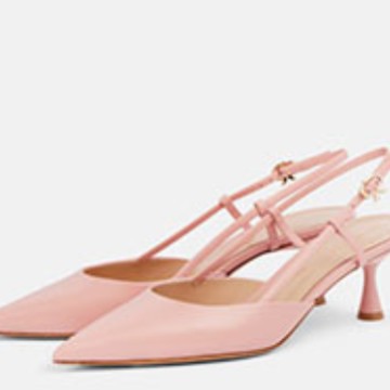 Femme spidse tæer slingback pumps med elegant remdetalje Stilla