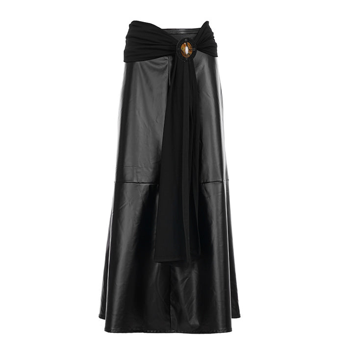 Dame elegant satin aften nederdel med raffinerede flæser og spidsen-hemmeligt Skovae