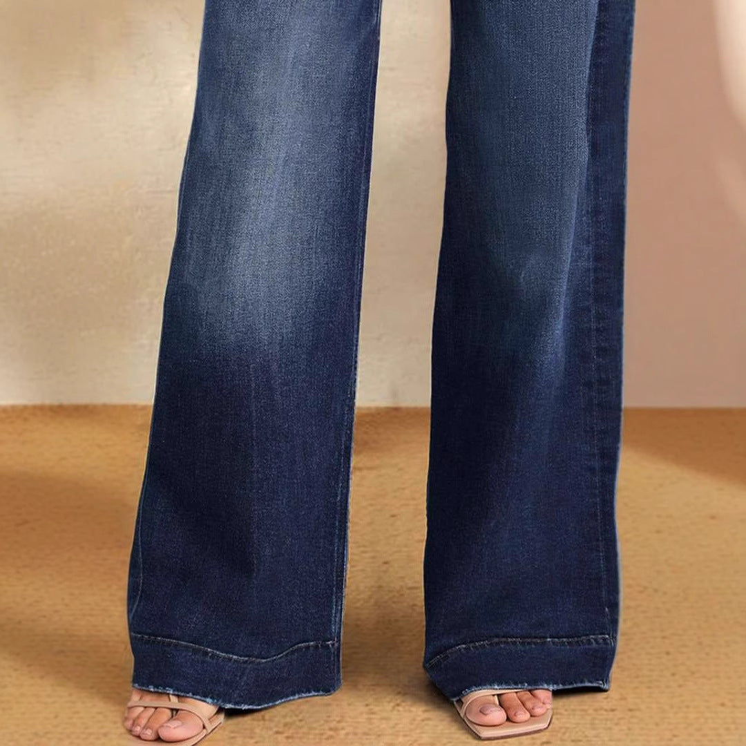 Damer løst skårne jeans med justerbar talje Stilla