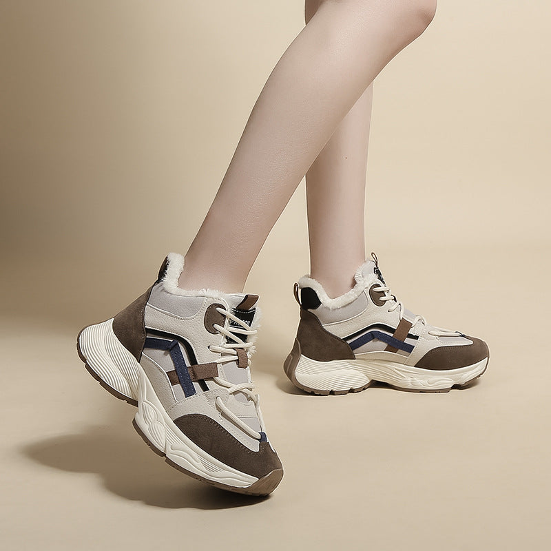 Dame High-Top Sneakers med blødt for og skridsikker sål Stilla