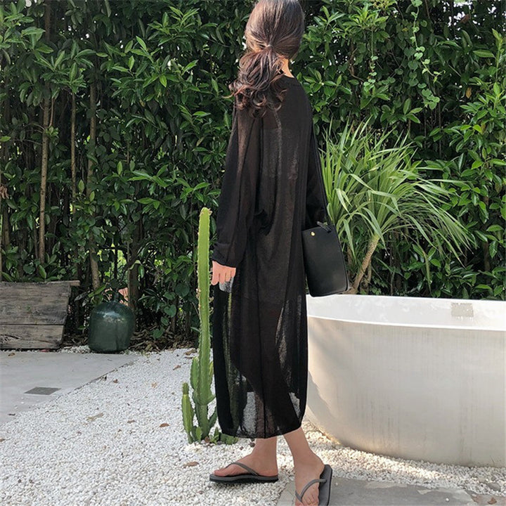 Femme Elegant Lang Duster Cardigan Stilla