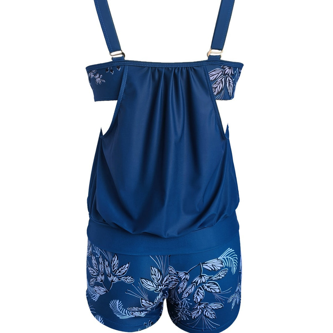 Dame Tankini-sæt med stilfuld overdel og komfortable shorts Stilla