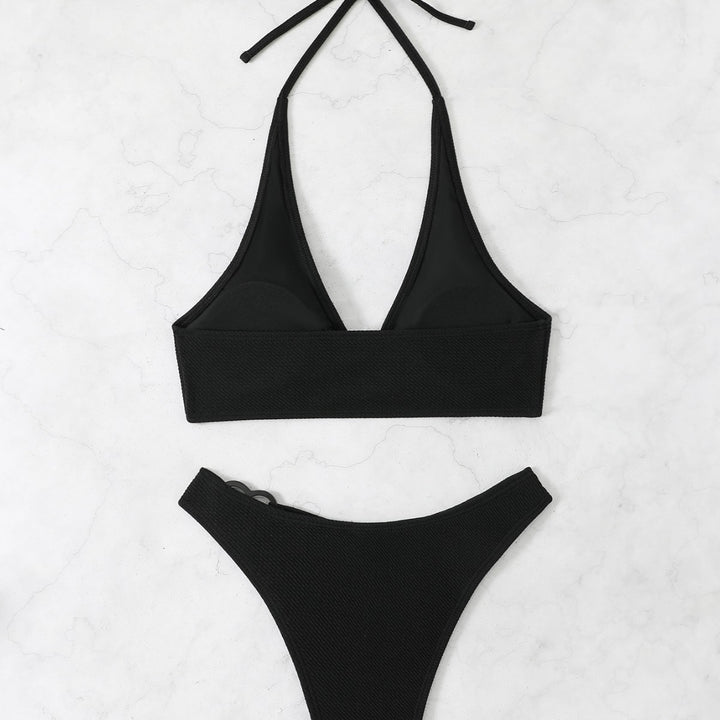 Femme Hjerte-Detalje Bikini Sæt Stilla