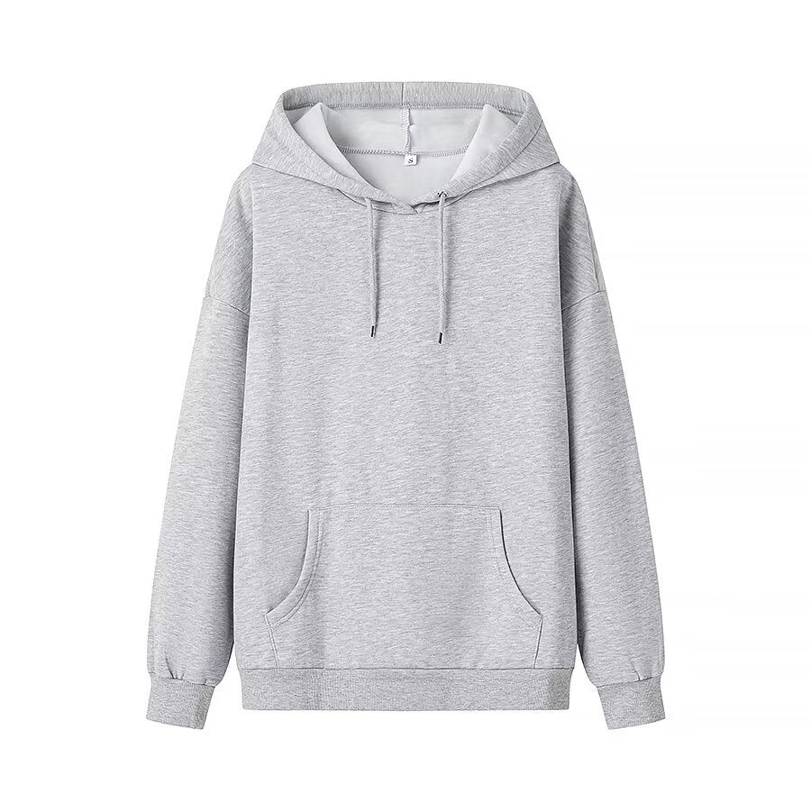 Femme Oversized Pullover Hoodie med Kængurulomme Stilla