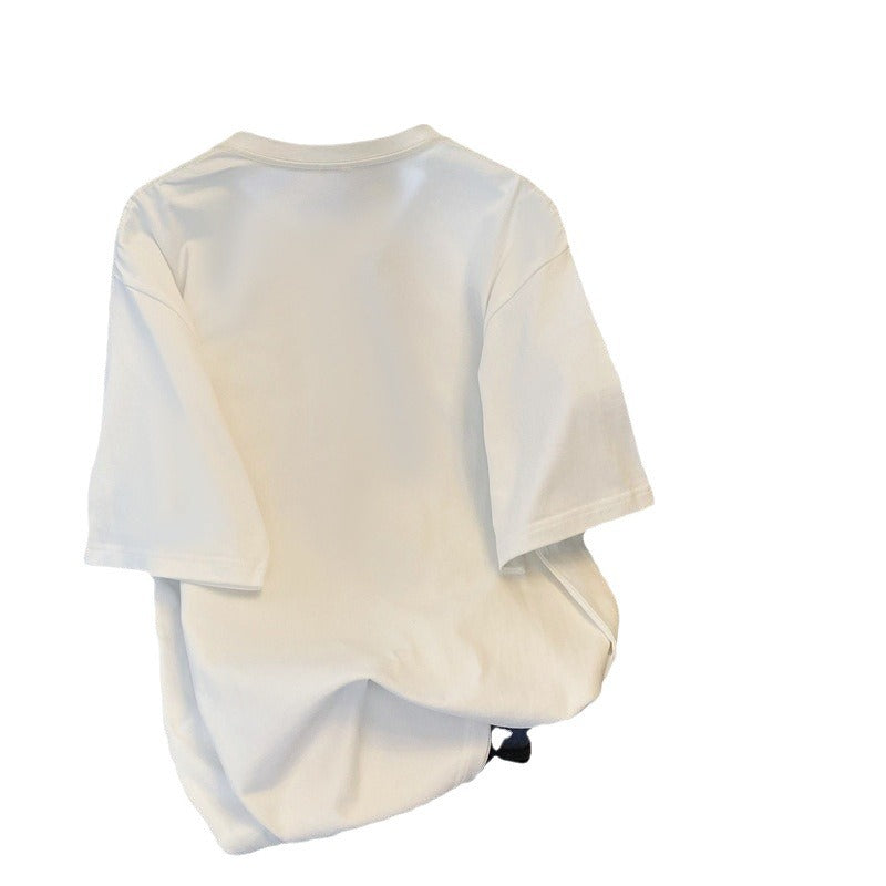 Dame T-shirt med kreativ Daisy Duck tryk Stilla
