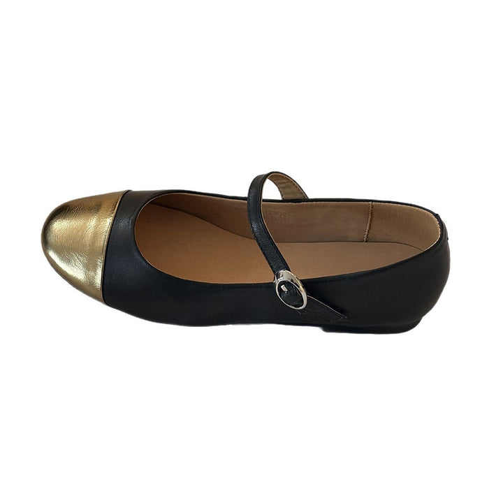 Femme Elegante Mary Jane Ballerinas med Stilig Spænde-Detail Stilla