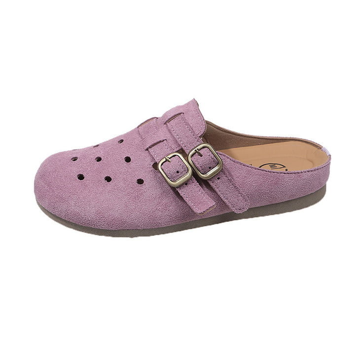 Dame Komfort-Sandaler med dobbelt justerbart remdesign og skridsikker sål Stilla