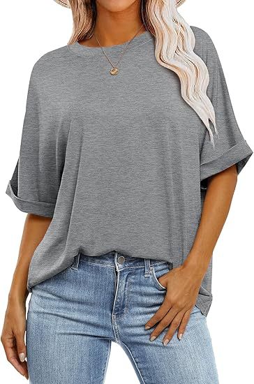 Dame Oversized T-Shirt med afslappet snit Stilla