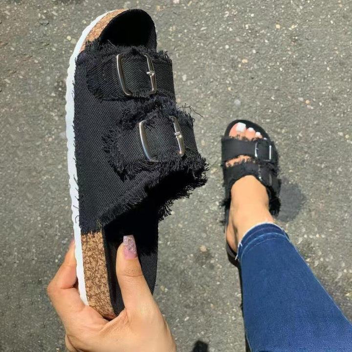 Damer Komfortable Clogs med justerbare remme og ergonomisk fodseng Stilla