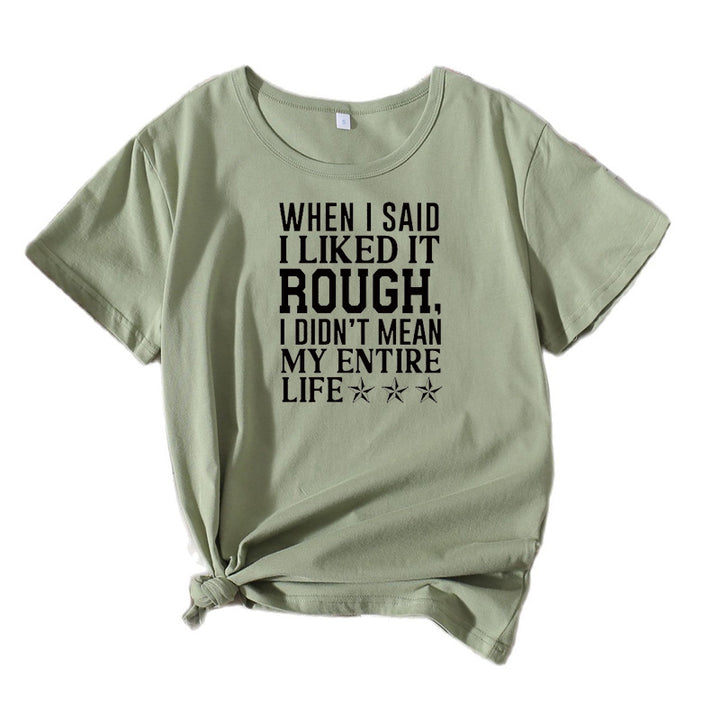 Dame Fritids Slogan Top Stilla
