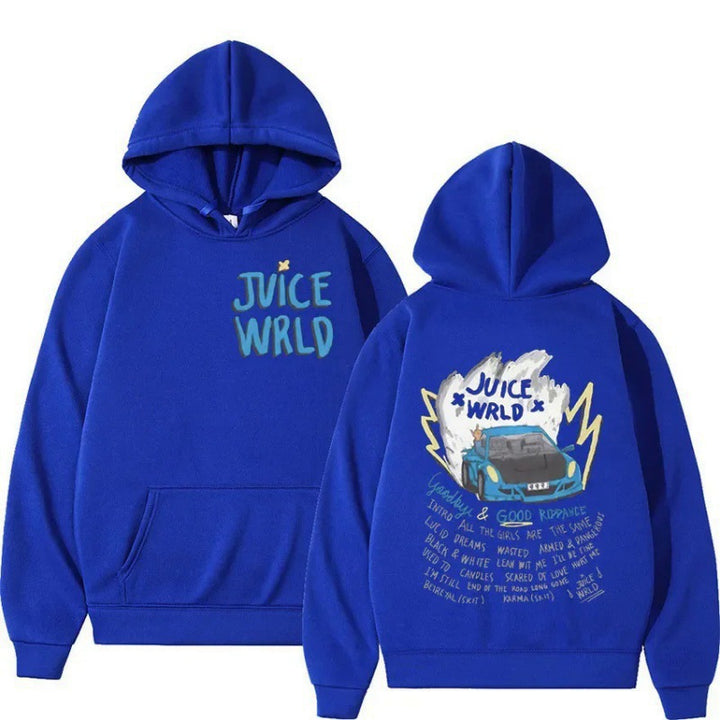 Kvinders hoodie med livligt graffiti-design og behagelig pasform Skovae
