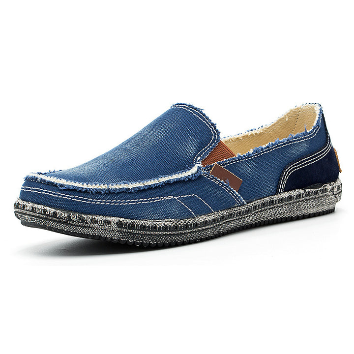 Herren Fritid Slip-On Canvas Sko Stilla