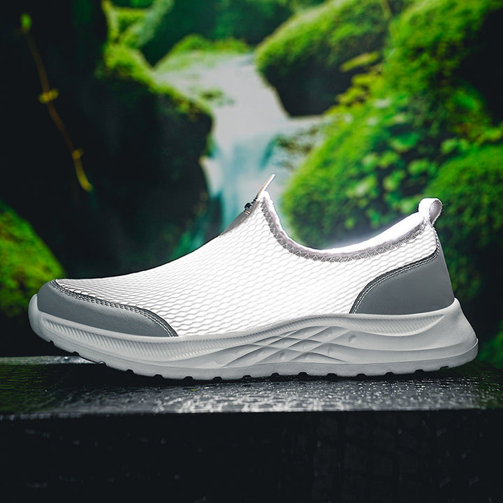 Herren Åndbare Slip-On Sneakers med Adaptivt Letvægtsdesign Stilla