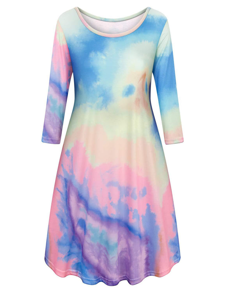 Dame Mode Tøj Kjole i elegant Boho-stil Stilla