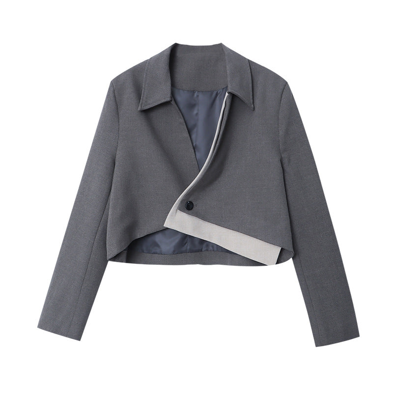 Kvinders stilfulde cropped blazerjakke Stilla