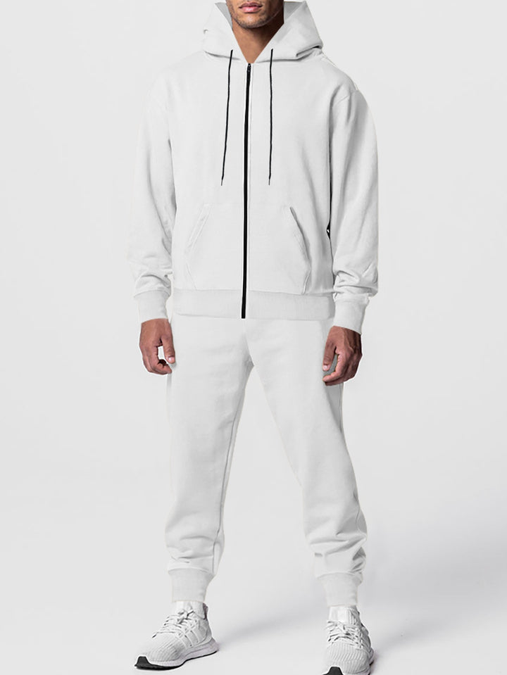 Herrer Komfortabel Hoodie og Joggingbukser Sæt Stilla