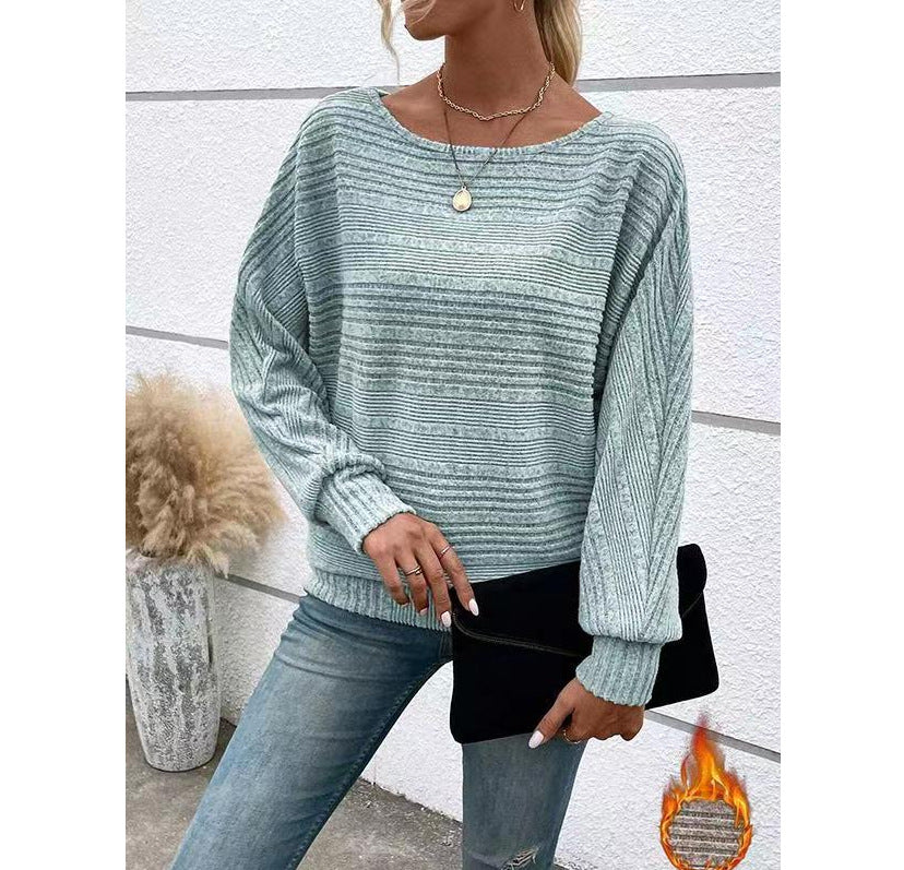 Dame afslappet struktureret sweater med løs pasform Stilla