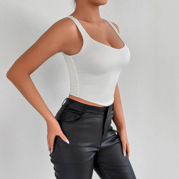 Dame Crop-Top med moderne pasform og komfort Skovae