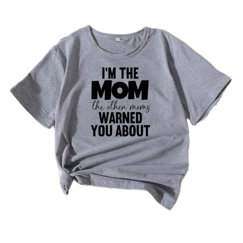 Kvinder Casual Mama Slogan T-Shirt Stilla