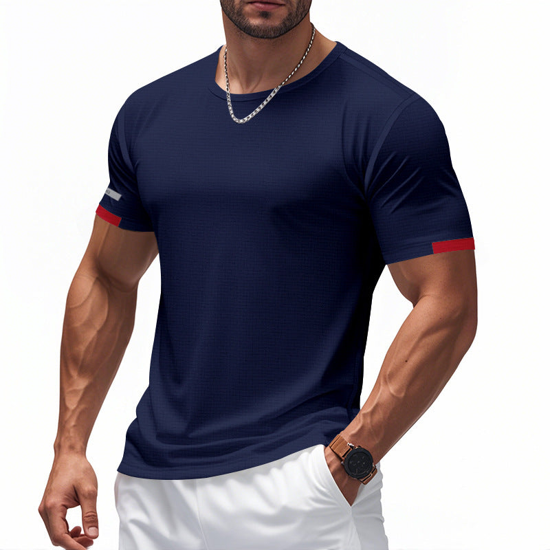 Herre åndbart sport T-shirt med reflekterende elementer Stilla