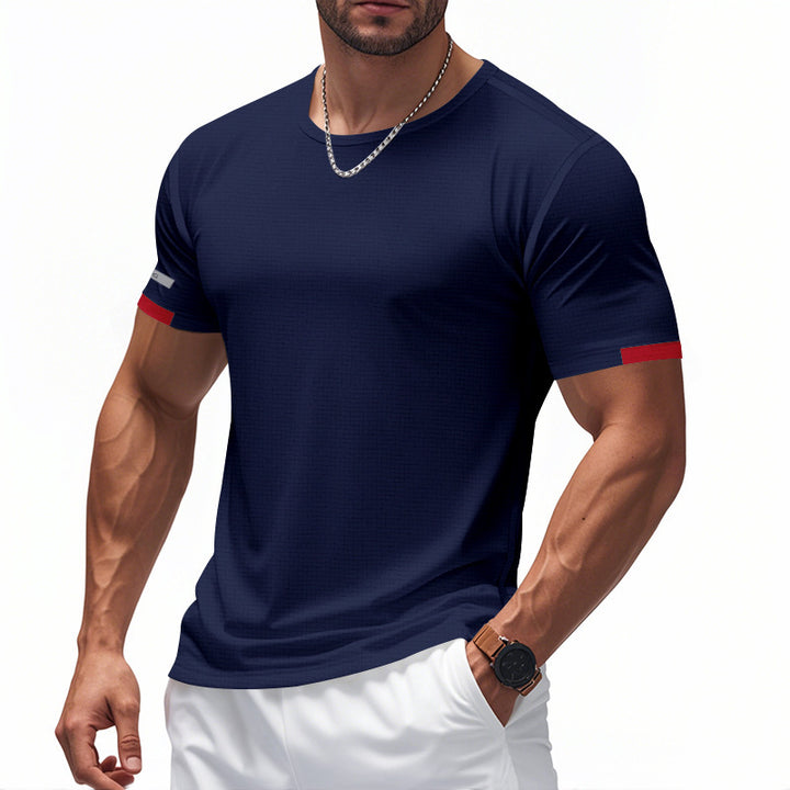 Herre åndbart sport T-shirt med reflekterende elementer Stilla