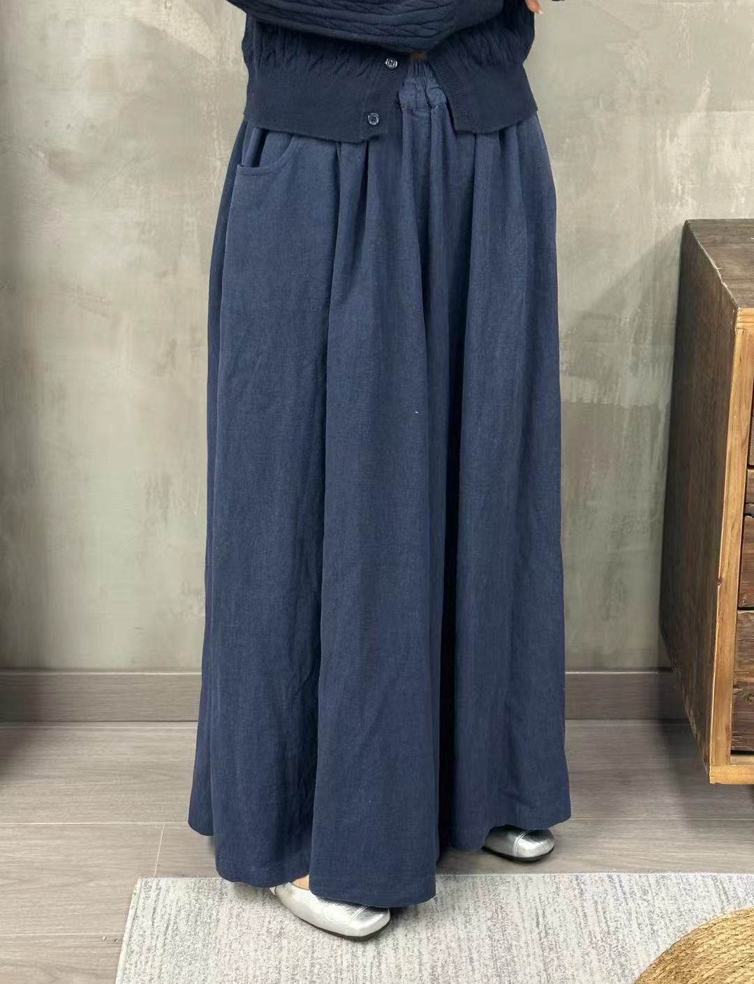 Femme Relaxed Fit Høj talje Maxi-bukser Stilla