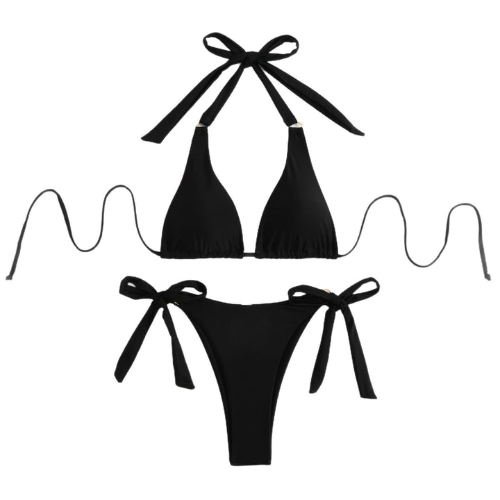 Dame Trekant-Bikini-Sæt med justerbare bånd og elastisk materiale Stilla