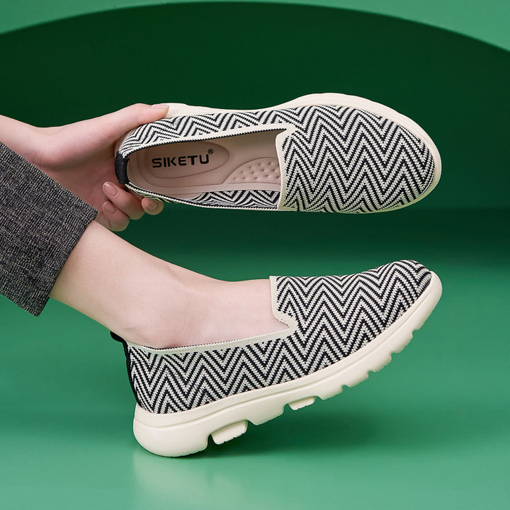 Dame Slip-On Sneakers med ergonomisk dæmpningsteknologi og åndbart overmateriale Stilla