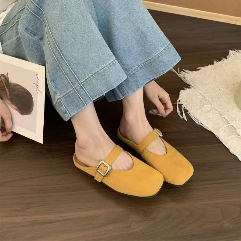 Dame Stilfulde Chunky Hælede Slide Mules Stilla