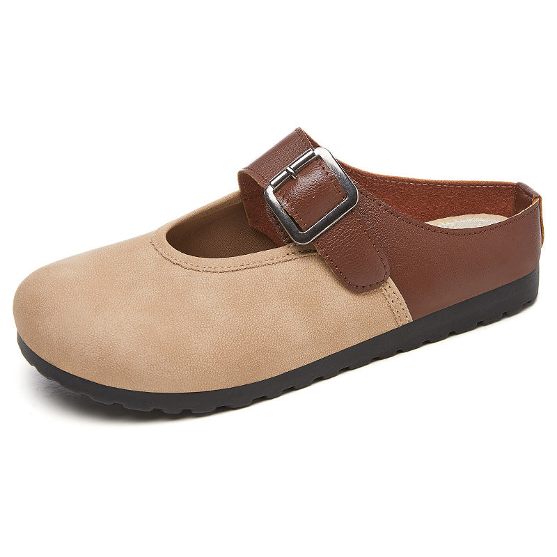 Femme Stilfulde Slip-On Spænde Træsko Stilla