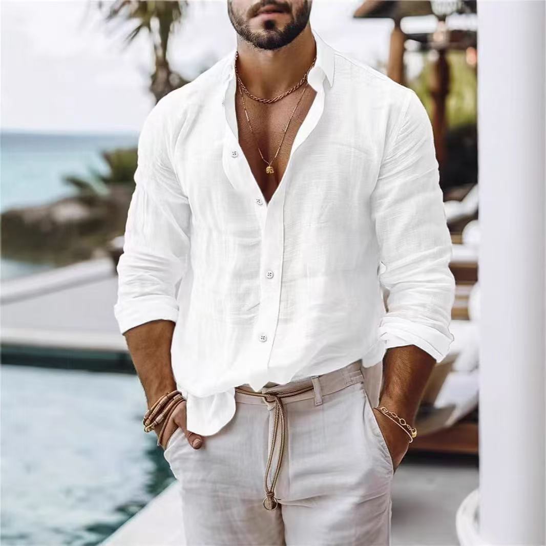 Herrer Let Sommerbluse Stilla