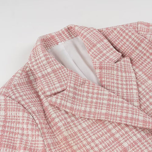 Femme Prikket Kort Blazer Stilla