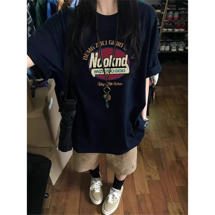 Dame afslappet grafik T-shirt Stilla