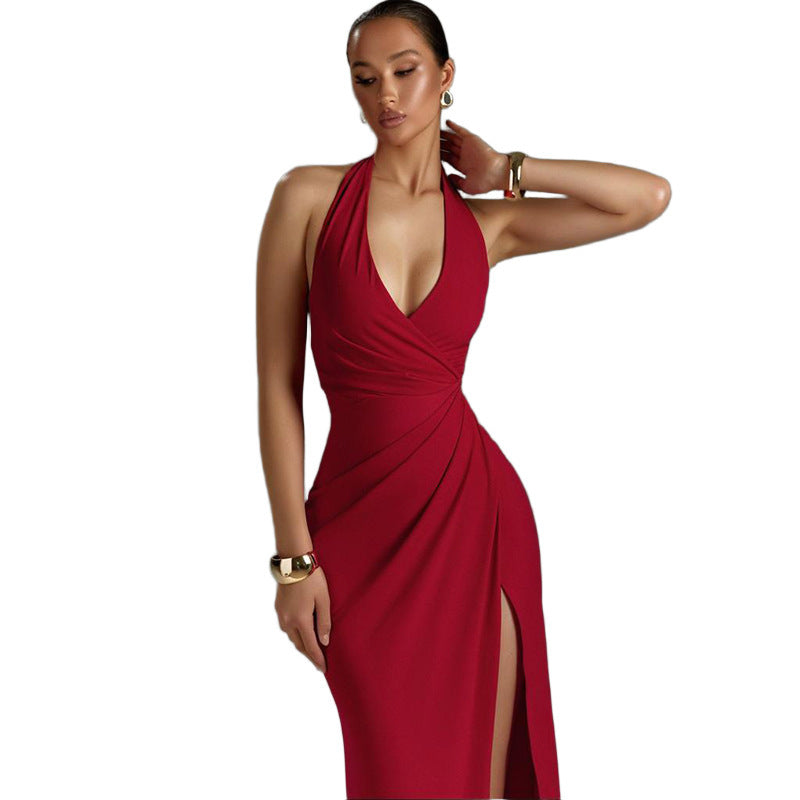 Dame strapless A-linje aftenkjole Stilla