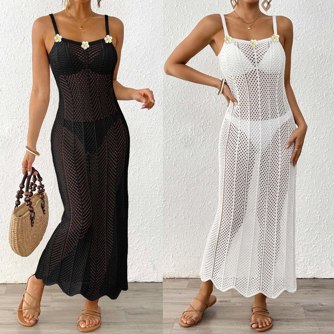 Femme Mesh Strand Dække-Kjole Stilla