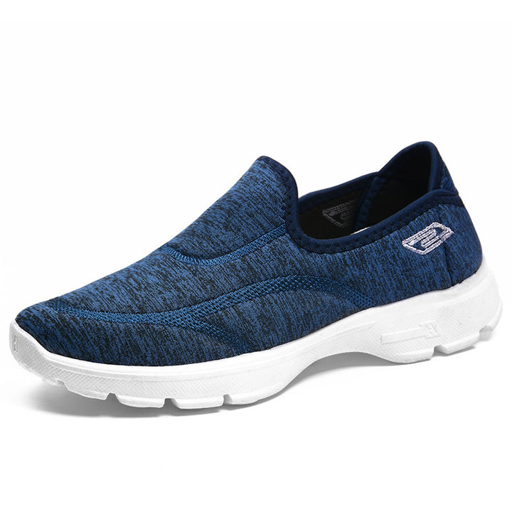 Dame Bekvemme Slip-On Sneakers med åndbart strikoverflade og fleksibel sål Stilla
