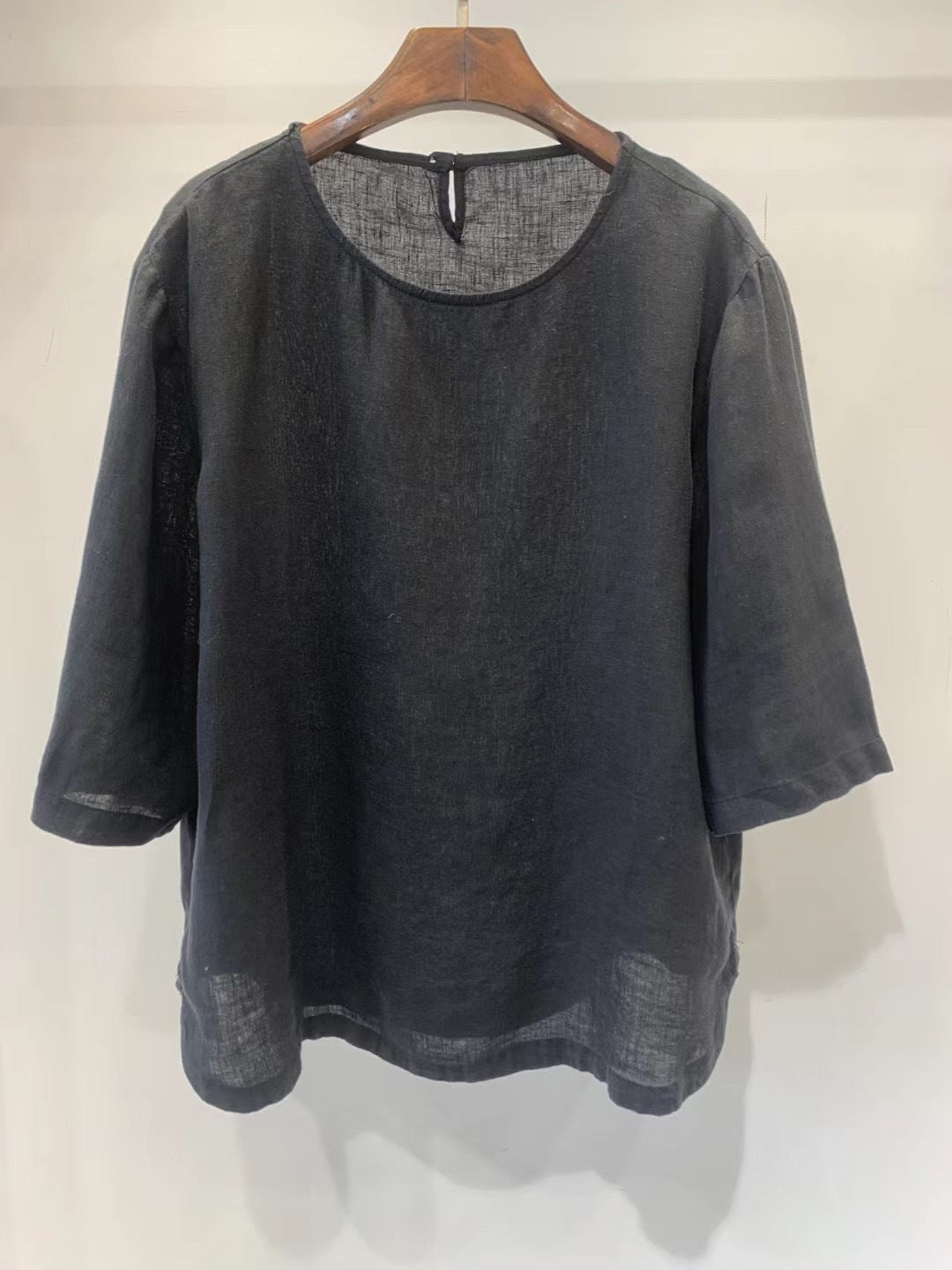 Femme Afslappet Pasform Linned blouse Stilla