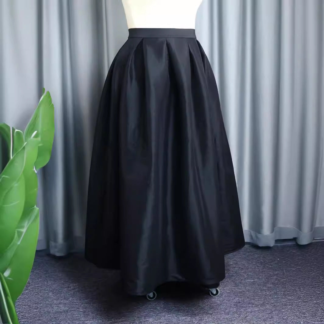 Dame Elegant Maxiskørt med Fald Skovae
