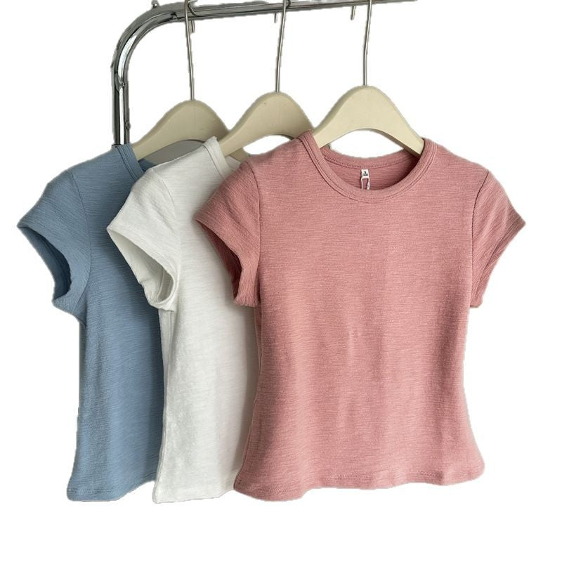 Dame Kortærmet Relaxed Fit Basic T-Shirt Stilla