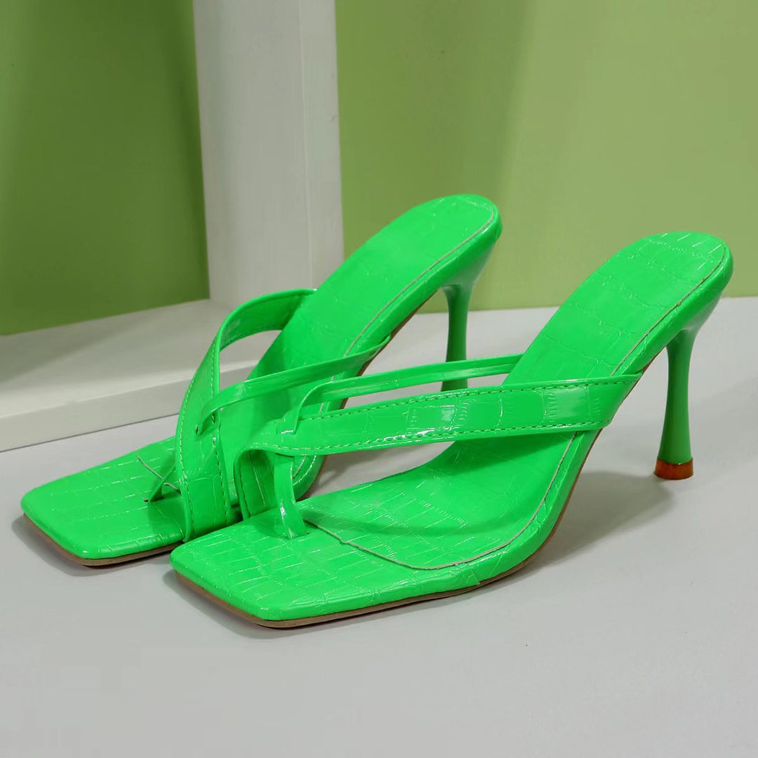 Dame elegante høje hæle med trendy sikkert greb Stilla