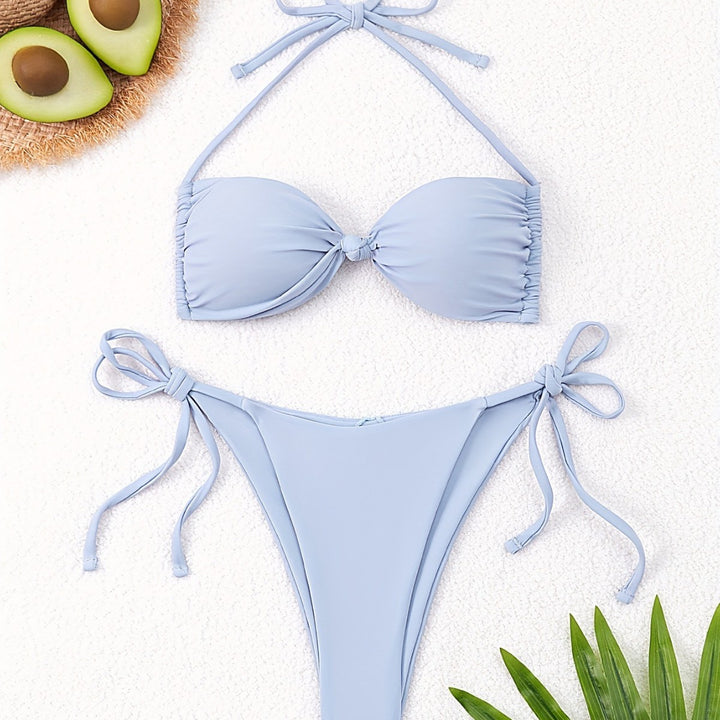 Dame Bandeau-bikini med tusind muligheder for tilpasning Skovae