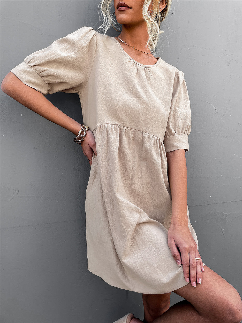 Dame flared dress Stilla