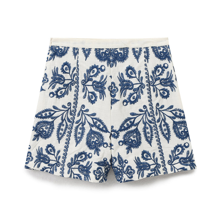Femme Bestikede Sommer Shorts Stilla
