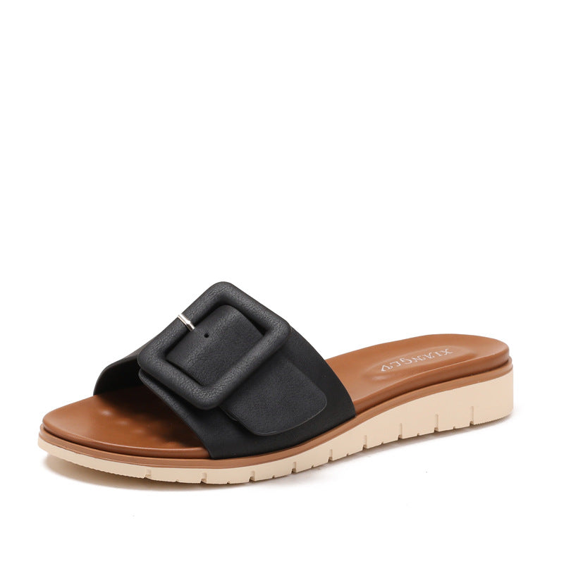 Dame elegante sandaler med moderne spænde-design Stilla