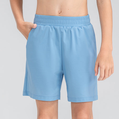 Drenge sporty fritidsshorts med praktisk elastisk talje og åndbart materiale Stilla
